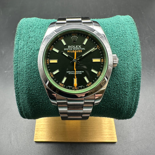 ROLEX MILGAUSS 40MM 116400GV FULL SET 2013