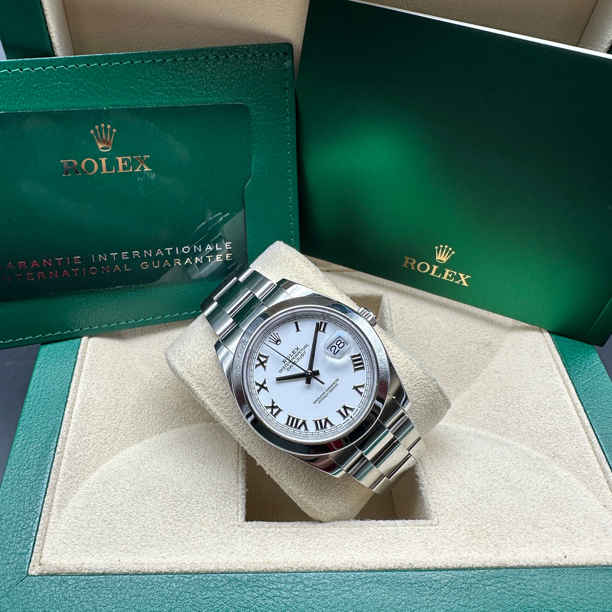 ROLEX DETEJUST 41mm 126300 FULL SET 2021