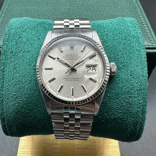 ROLEX DATEJUST 36MM 16014 FULL SET 1982