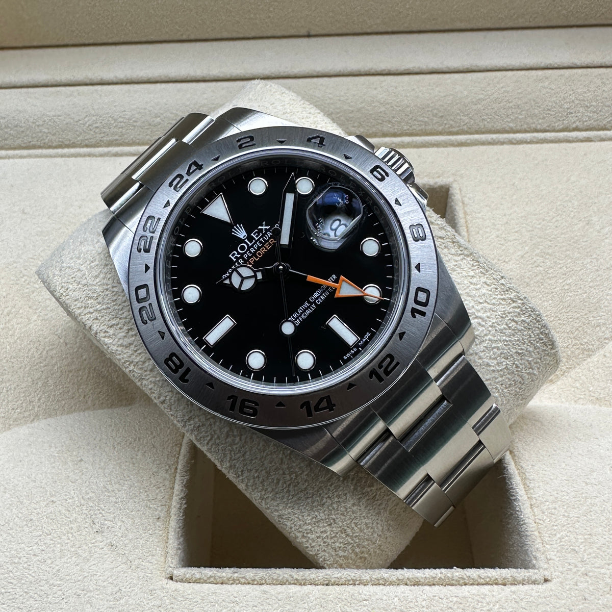 ROLEX EXPLORER II 42mm 216570 FULL SET 2017