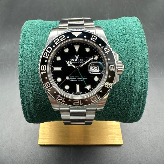 ROLEX GMT MASTER II 116710LN FULL SET 2014 CHROMALIGHT