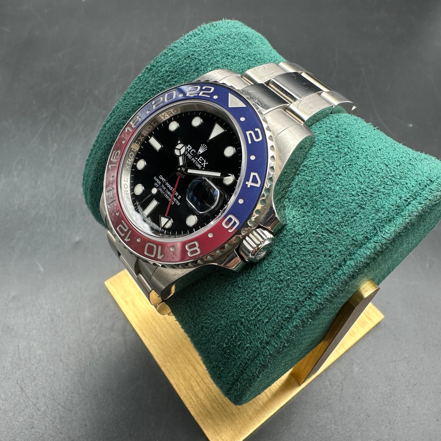 ROLEX GMT MASTER II 116719BLRO FULL SET 2016