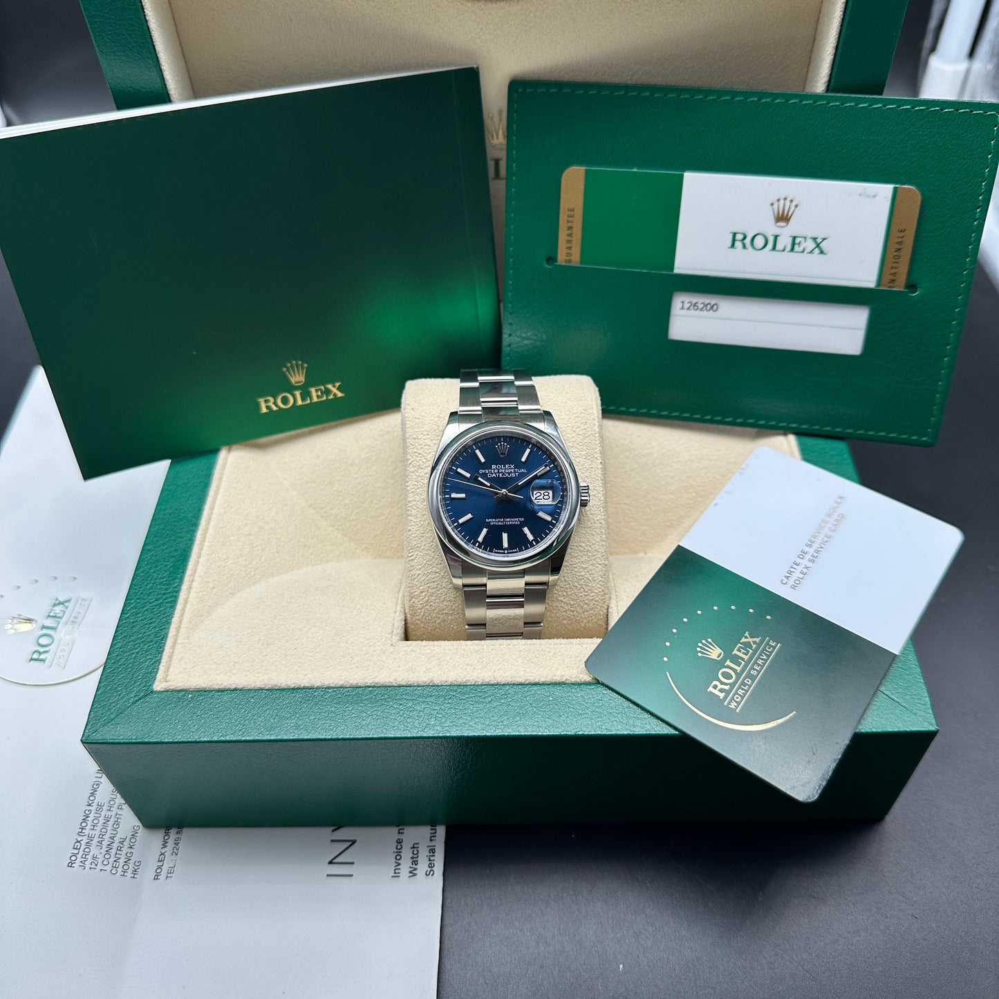 ROLEX DATEJUST 36mm 126200 FULL SET 2020