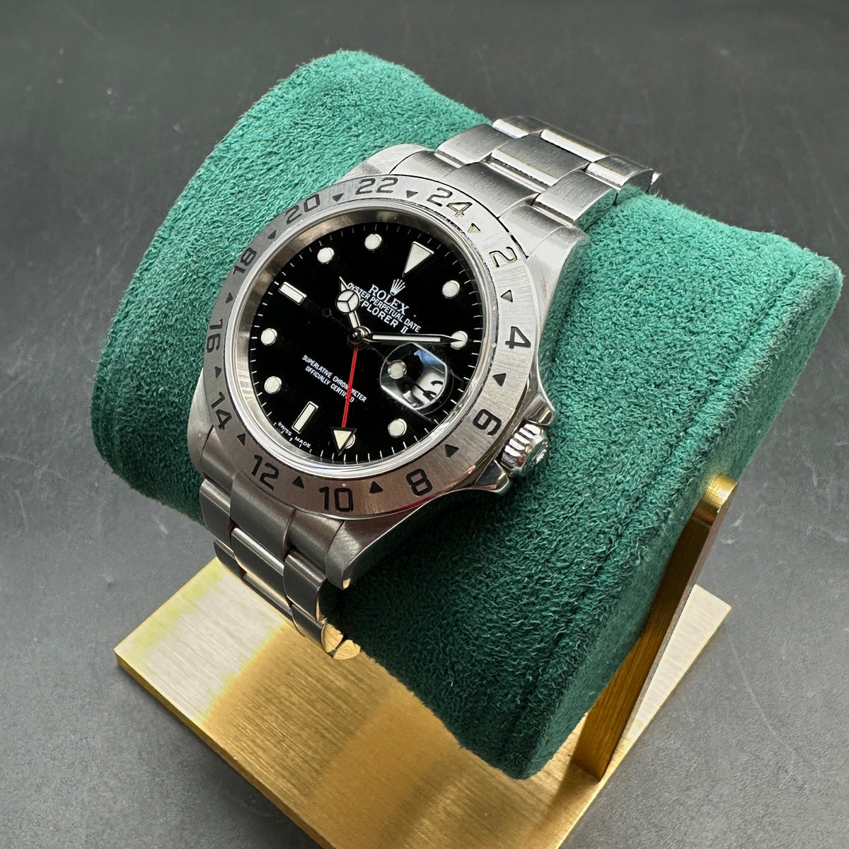 ROLEX EXPLORER II 40mm 16570 FULL SET ITALIA 2004
