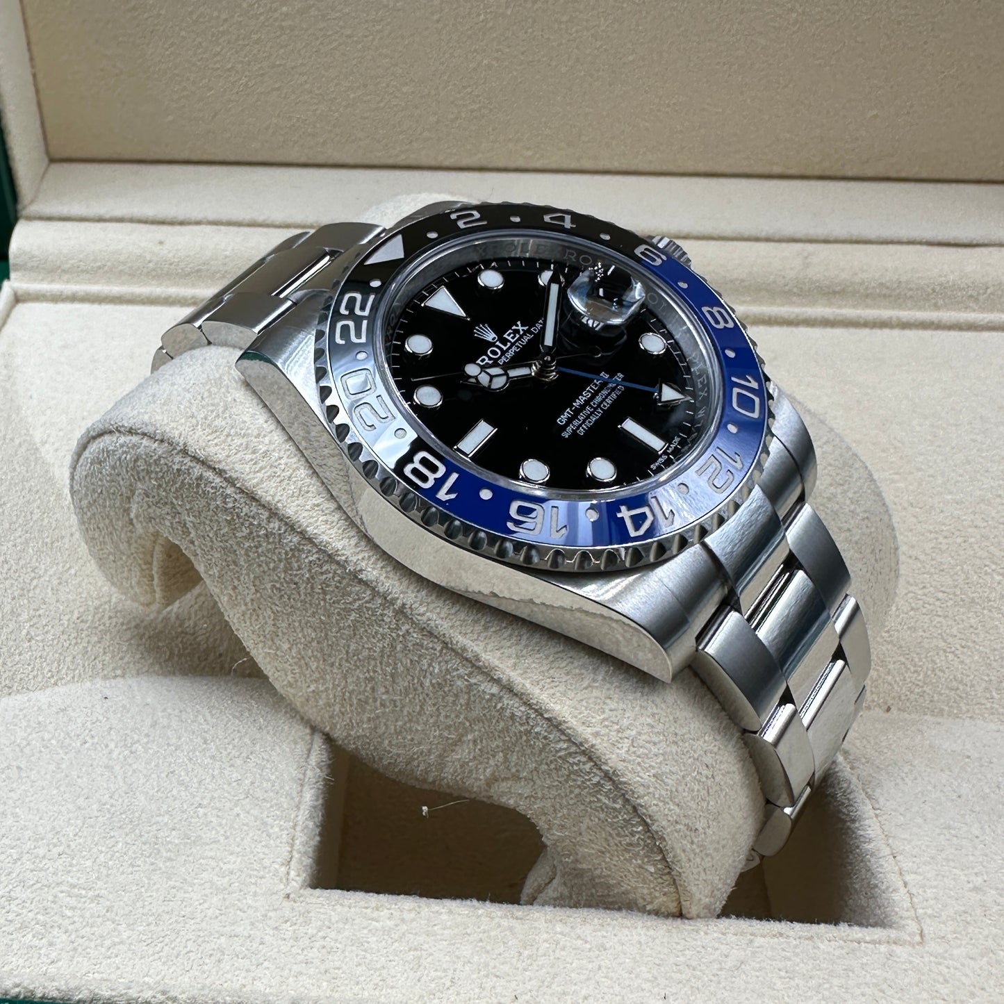 ROLEX GMT MASTER II 40mm 116710BLNR FULL SET 2017