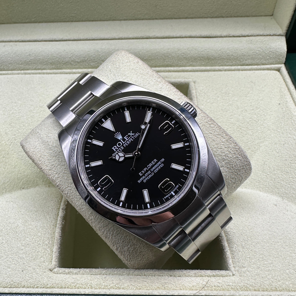 ROLEX EXPLORER 39mm 214270 FULL SET 2014