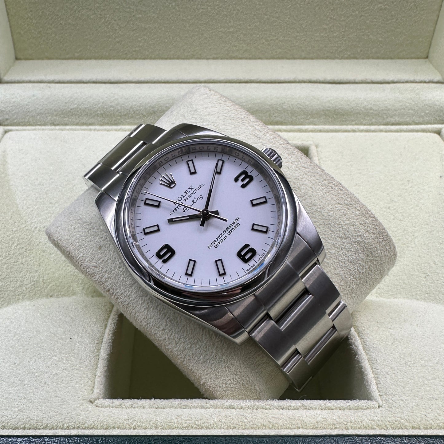 ROLEX AIRKING 34MM 114200 FULL SET 2010