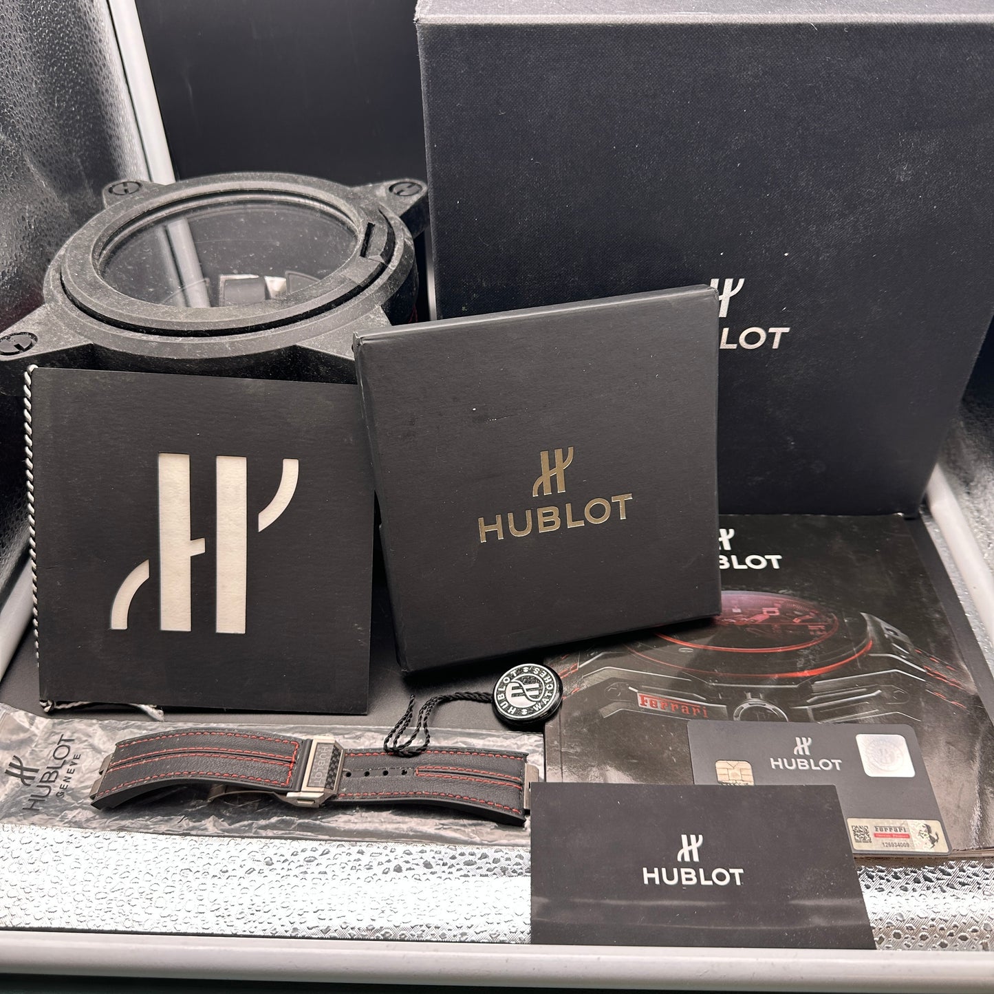HUBLOT BIG BANG FERRARI LTD. ED. 44mm FULL SET 2015