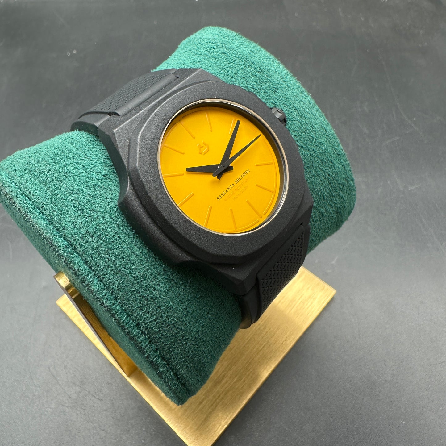 SESSANTA SECONDI WATCH NEON YELLOW LIMITED EDITION 60 PEZZI