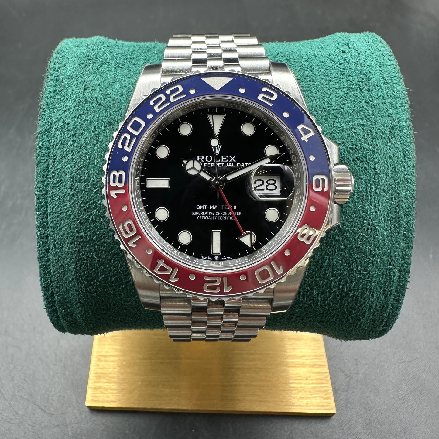 ROLEX GMT MASTER II 126710BLRO MK-1 FULL SET 2018