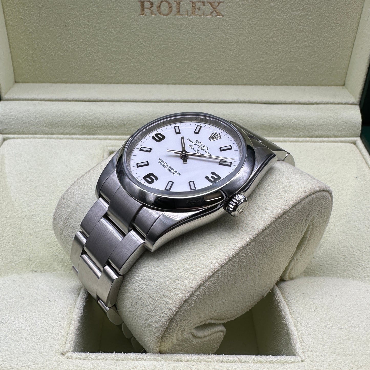 ROLEX AIRKING 34MM 114200 FULL SET 2010