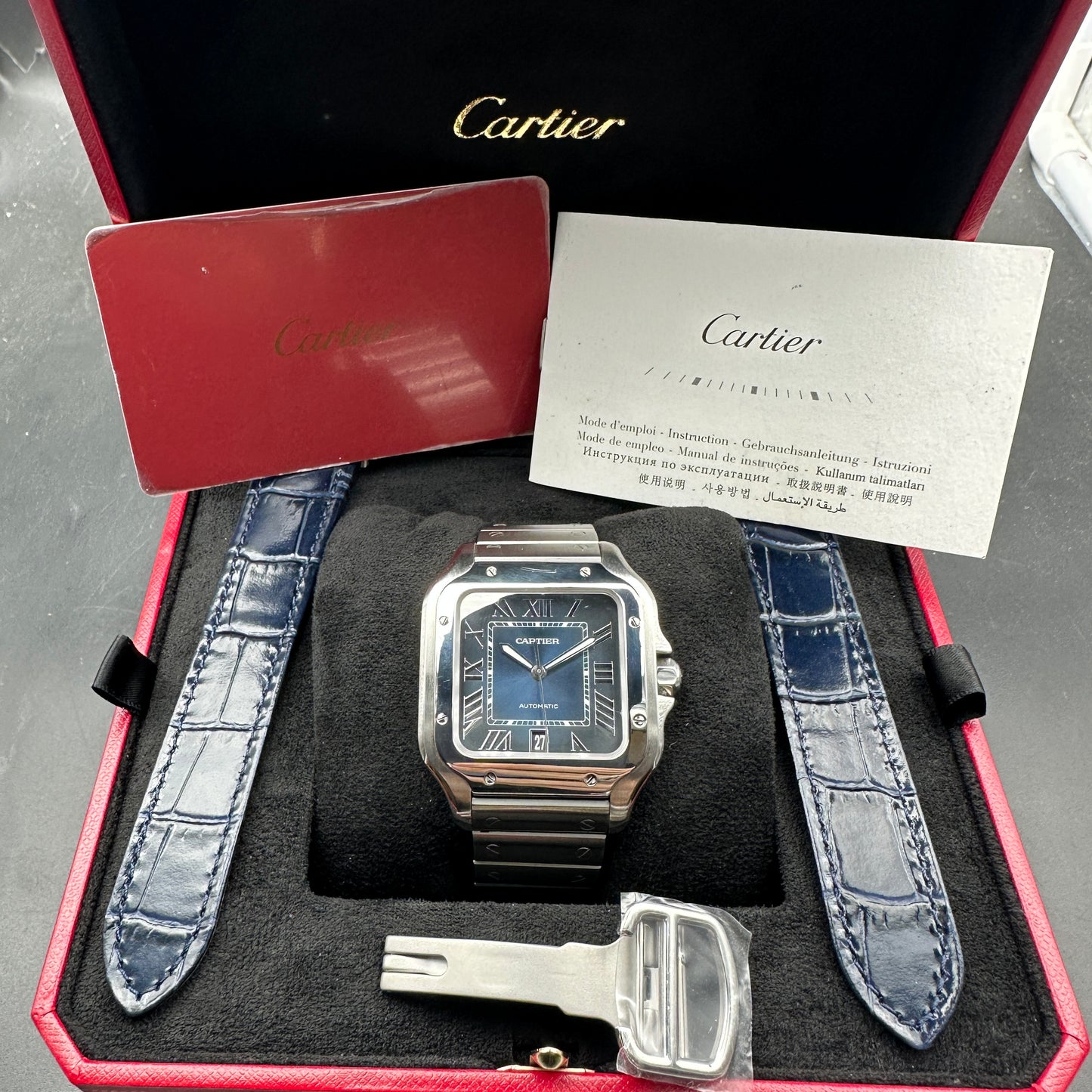 CARTIER SANTOS LARGE WSSA0030 FULL SET 2019