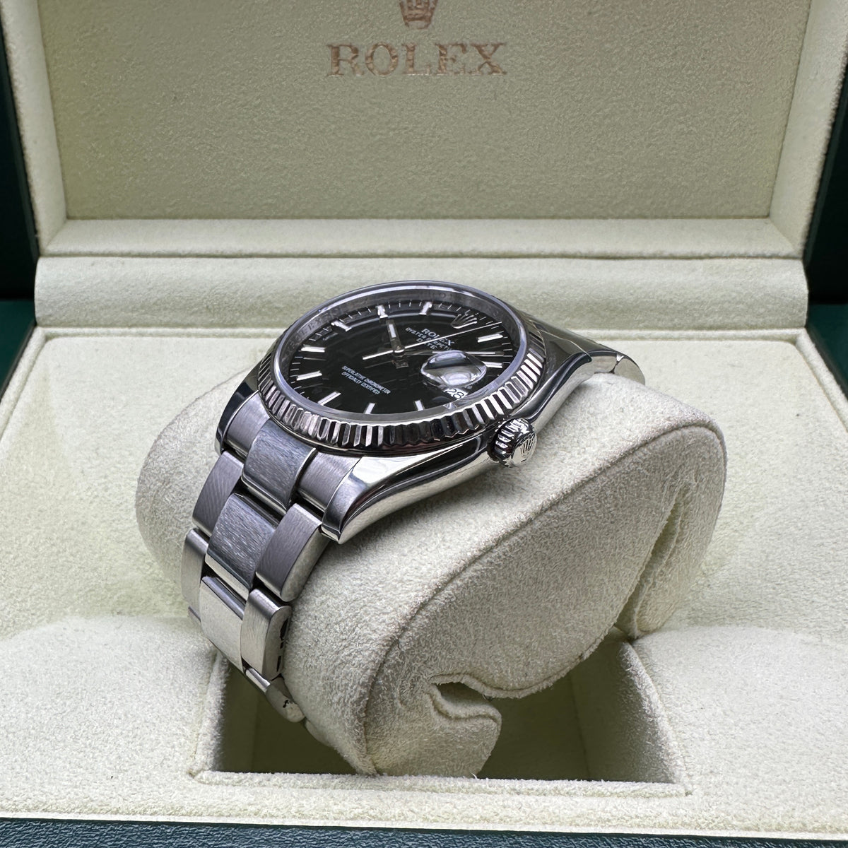 ROLEX DATE 34mm 115234 FULL SET 2011