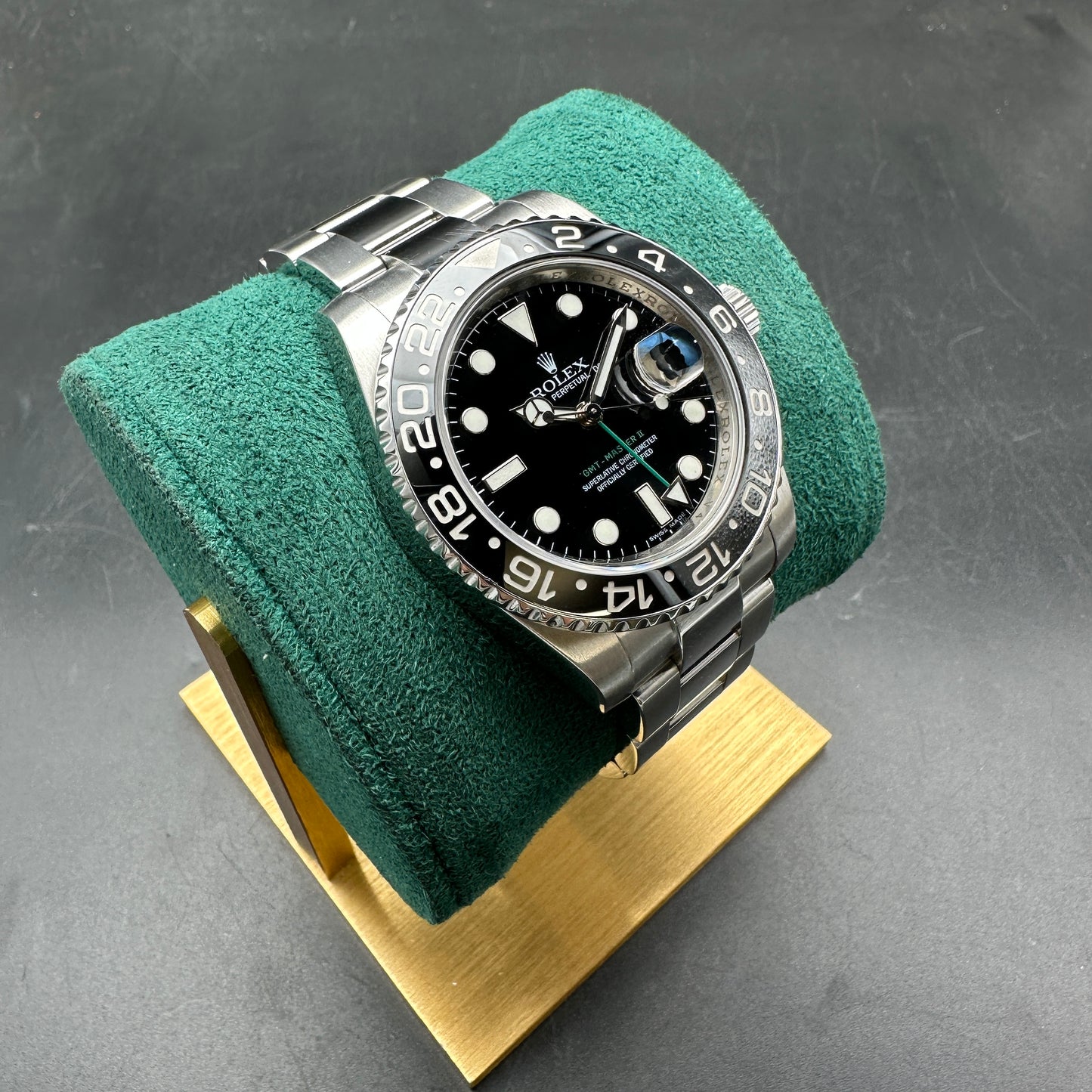 ROLEX GMT MASTER II 116710LN FULL SET 2009
