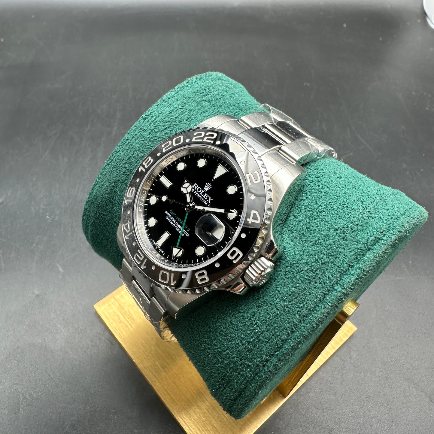 ROLEX GMT MASTER II 40mm 116710LN FULL SET 2014