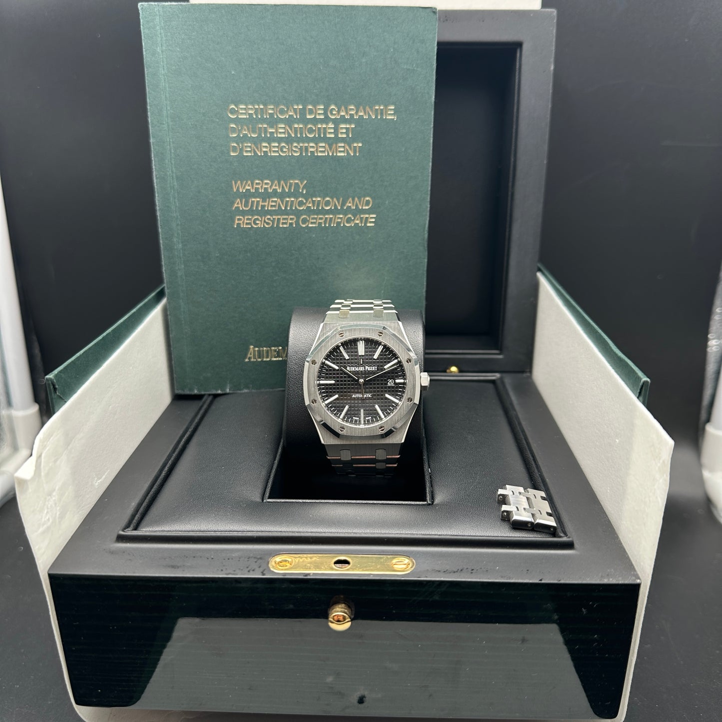 AUDEMARS PIGUET ROYAL OAK 41mm 15400ST FULL SET 2017