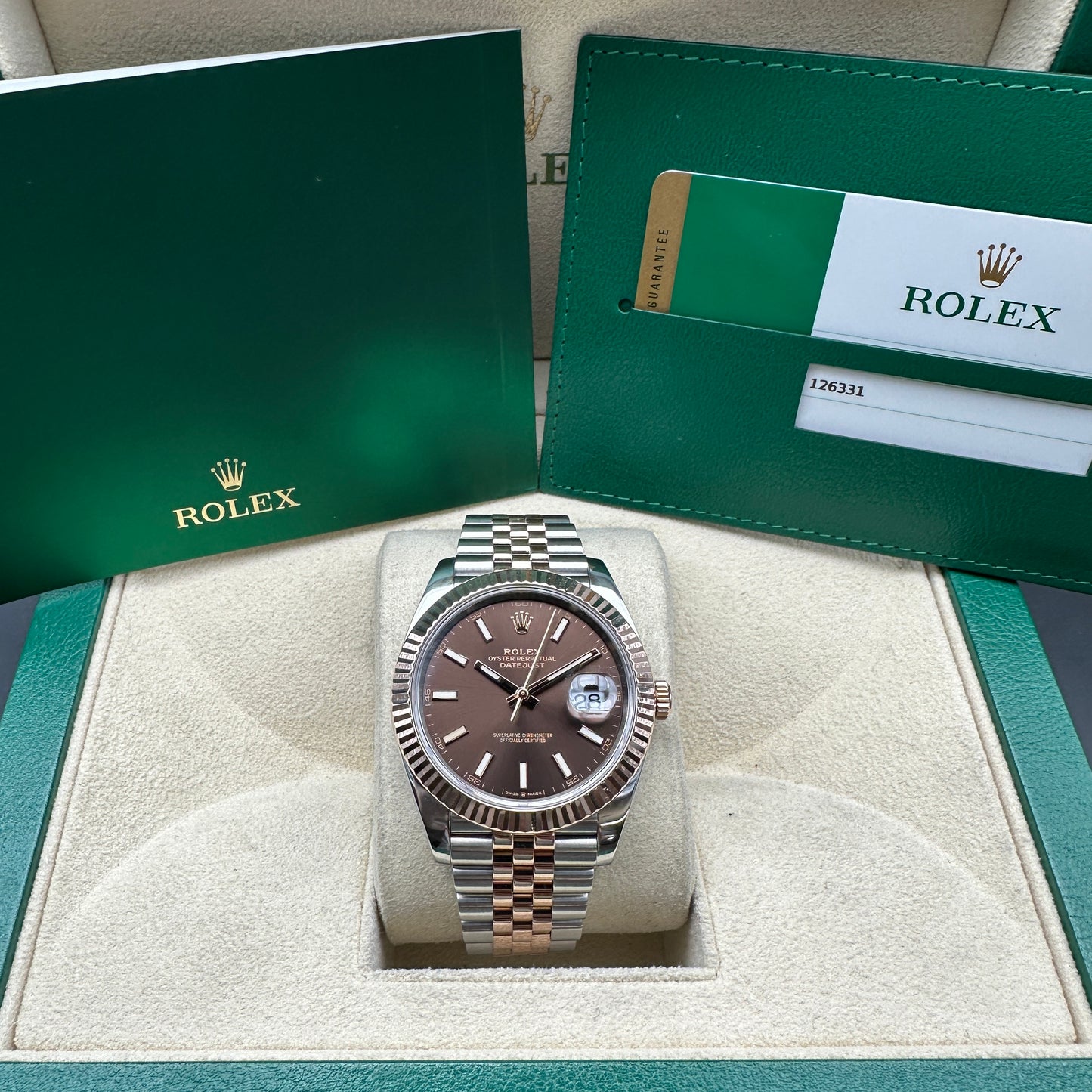 ROLEX DATEJUST 41mm 126331 FULL SET 2020