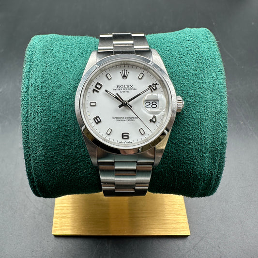 ROLEX DATE 34mm 15200 FULL SET 2002
