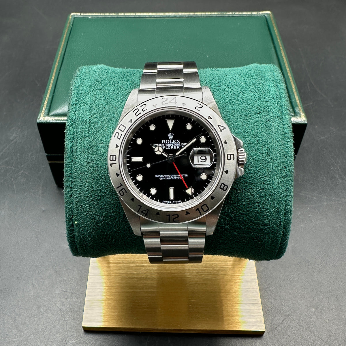 ROLEX EXPLORER II 40mm 16570 FULL SET 1994