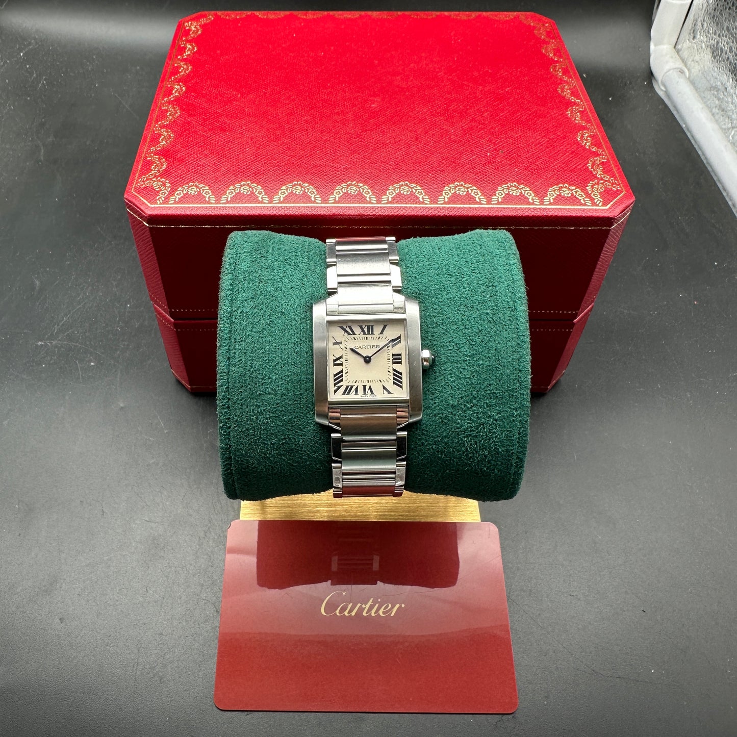 CARTIER TANK FRANCESE WSTA0005 FULL SET 2017