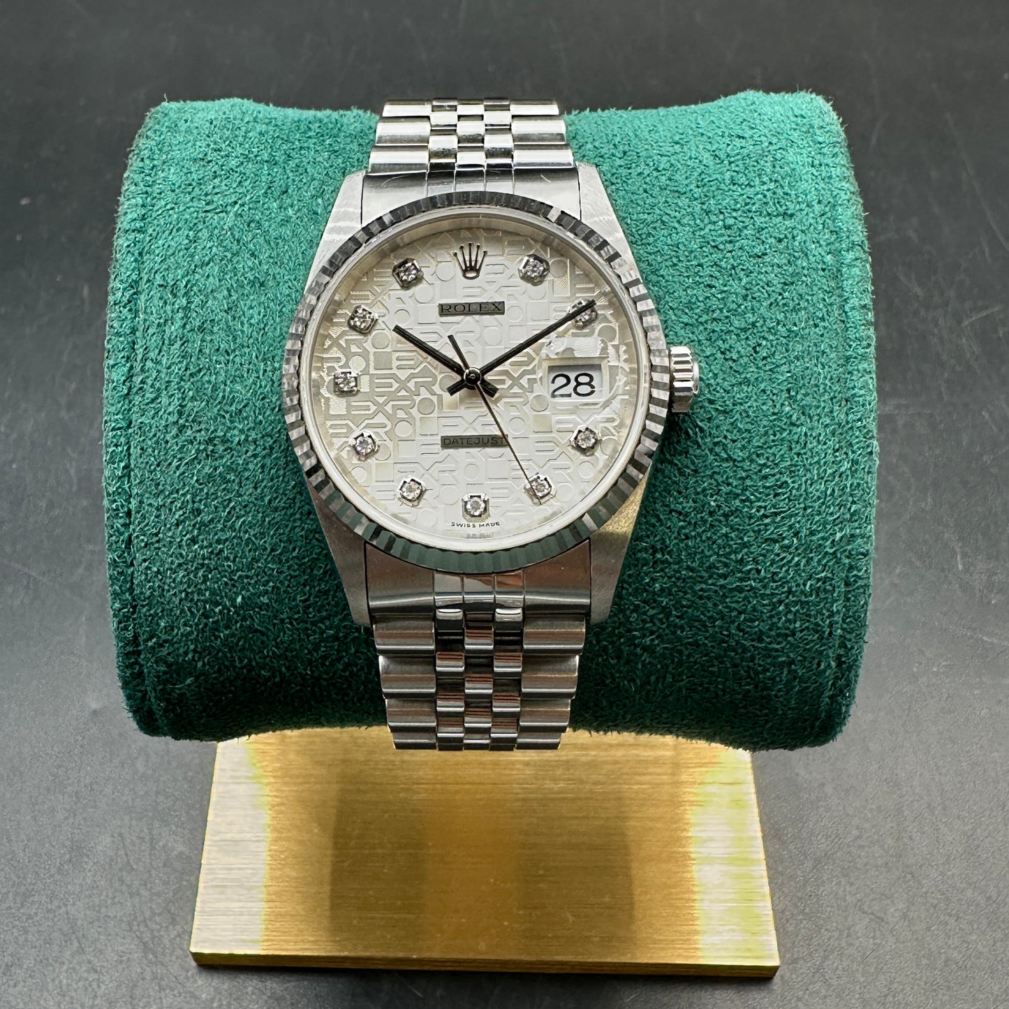 ROLEX DATEJUST 36mm 16234 FULL SET 1998