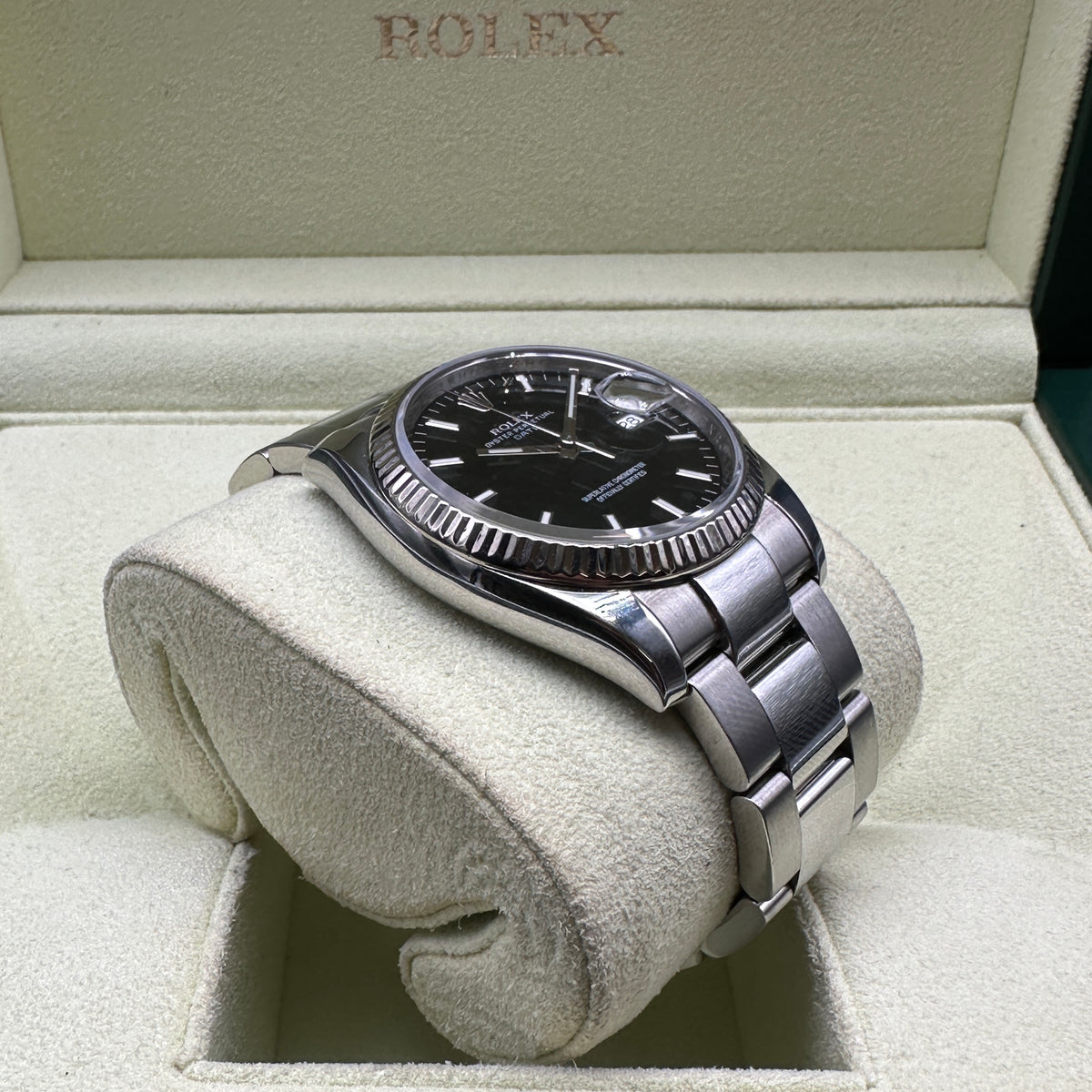 ROLEX DATE 34mm 115234 FULL SET 2011
