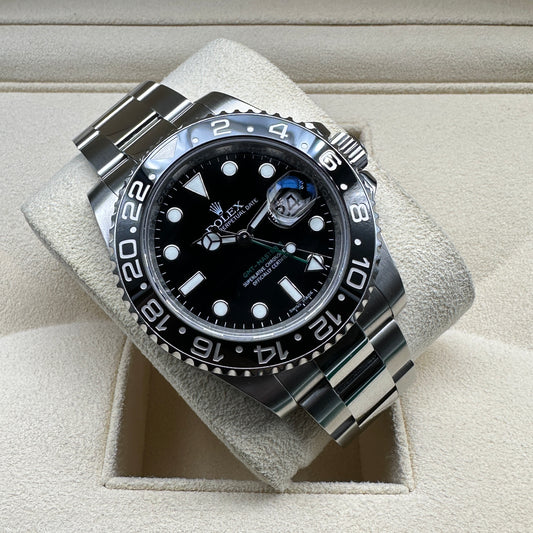 ROLEX GMT MASTER II 40mm 116710LN FULL SET ITALIA 2016
