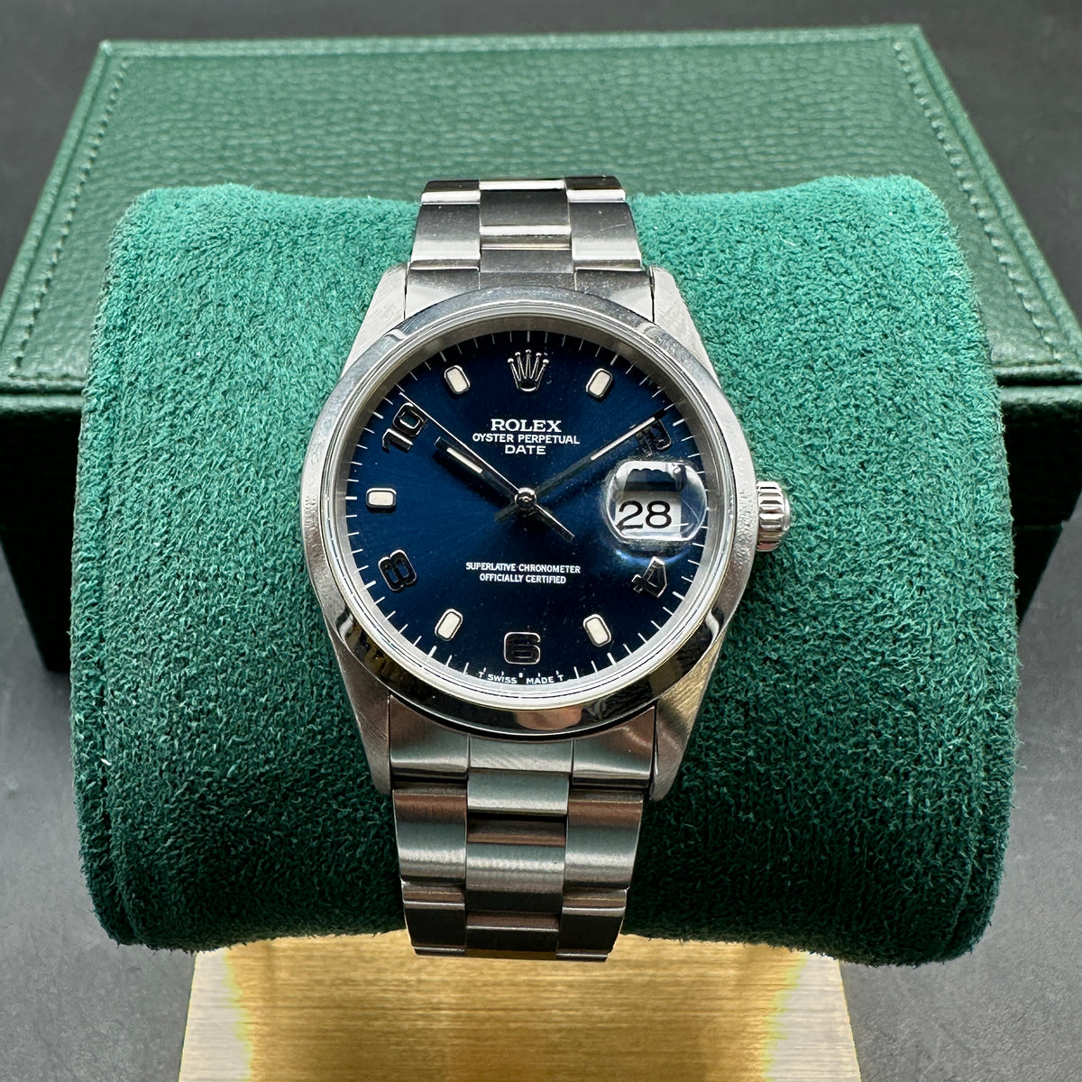 ROLEX DATE 34mm 15200 FULL SET 1999