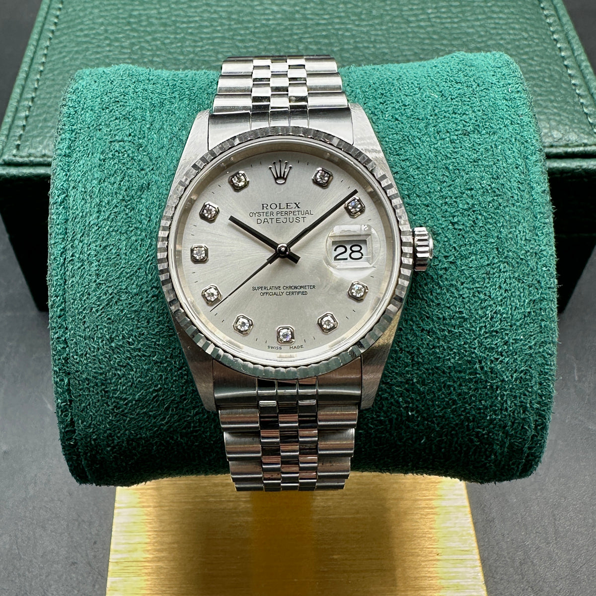 ROLEX DATEJUST 36mm 16234 FULL SET 2003