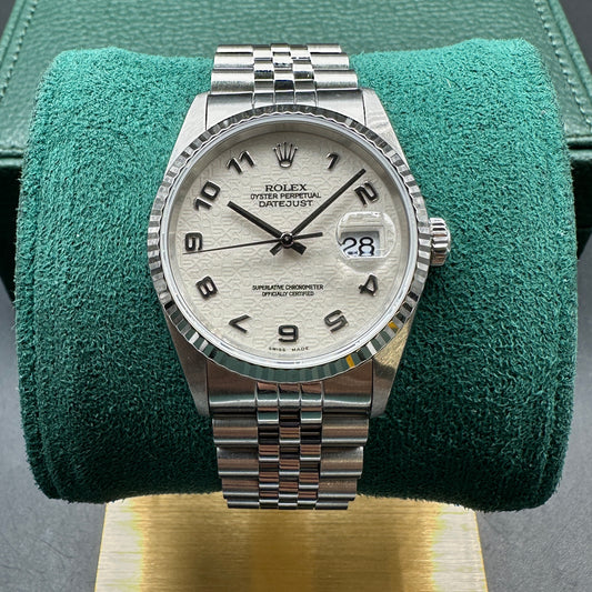 ROLEX DATEJUST 36mm 16234 FULL SET 1998