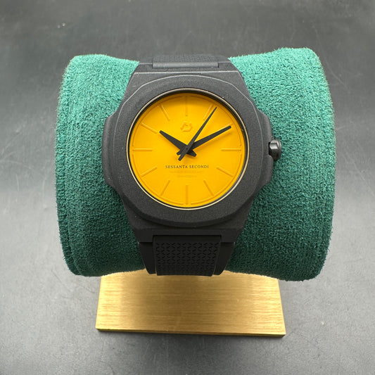 SESSANTA SECONDI WATCH NEON YELLOW LIMITED EDITION 60 PEZZI