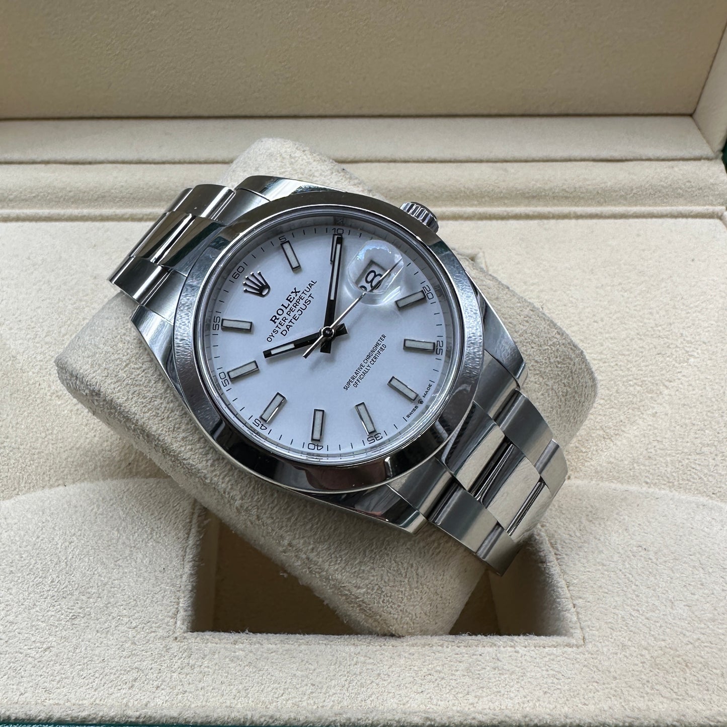 ROLEX DATEJUST 41mm 126300 FULL SET 2019