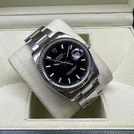ROLEX DATE 34mm 115234 FULL SET 2011