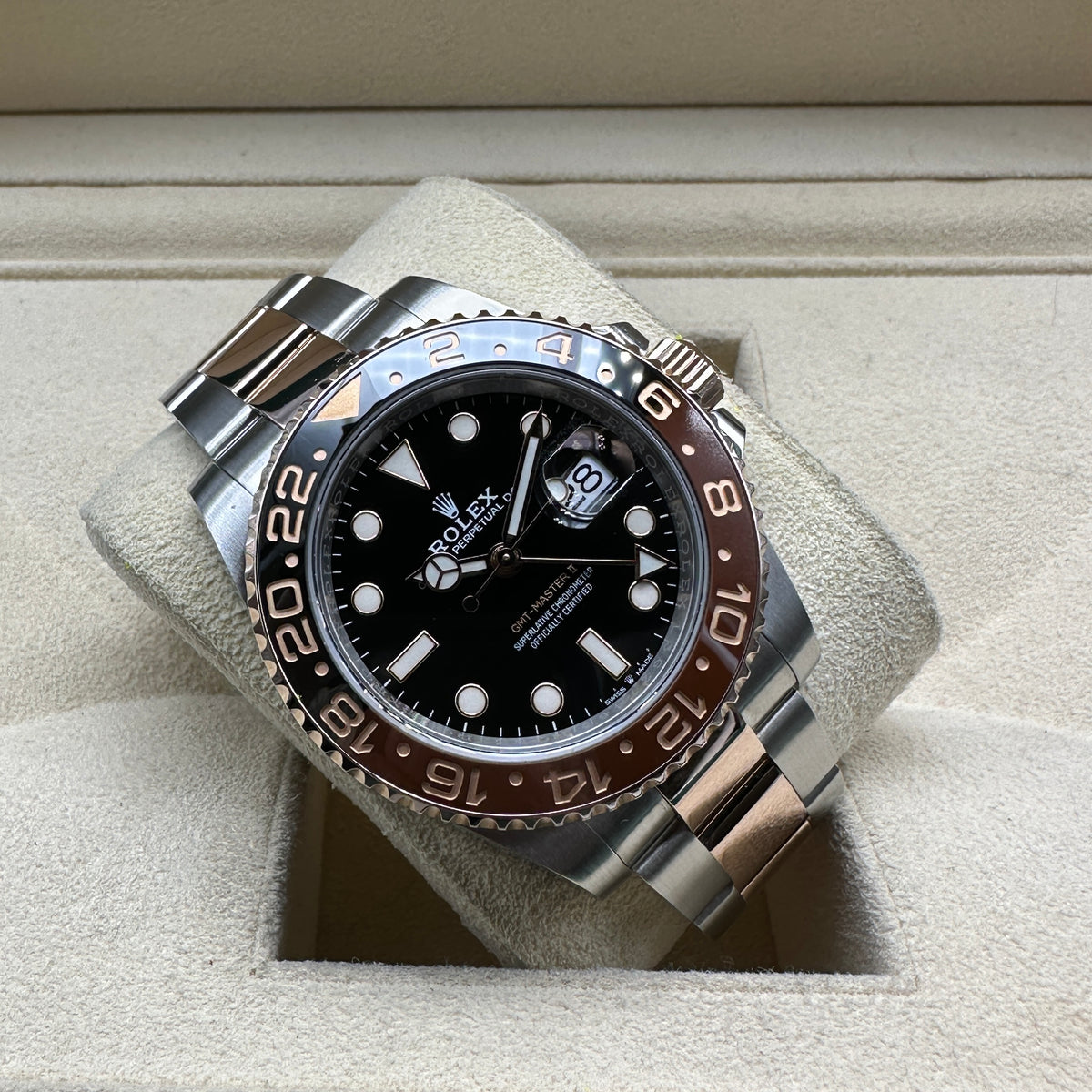ROLEX GMT MASTER II 40MM 126711CHNR FULL SET 2020