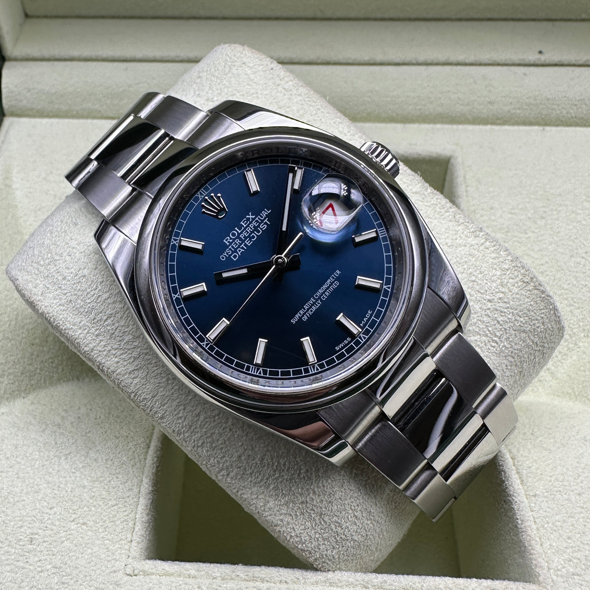 ROLEX DATEJUST 36mm 116200 FULL SET ITALIA 2007