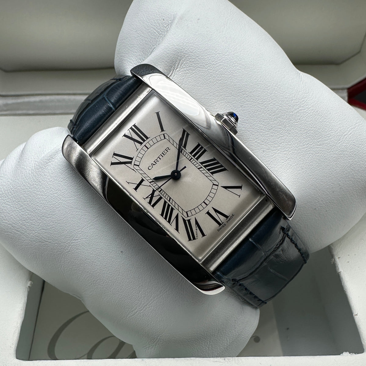 CARTIER TANK AMERICAINE WSTA0018 FULL SET 2018