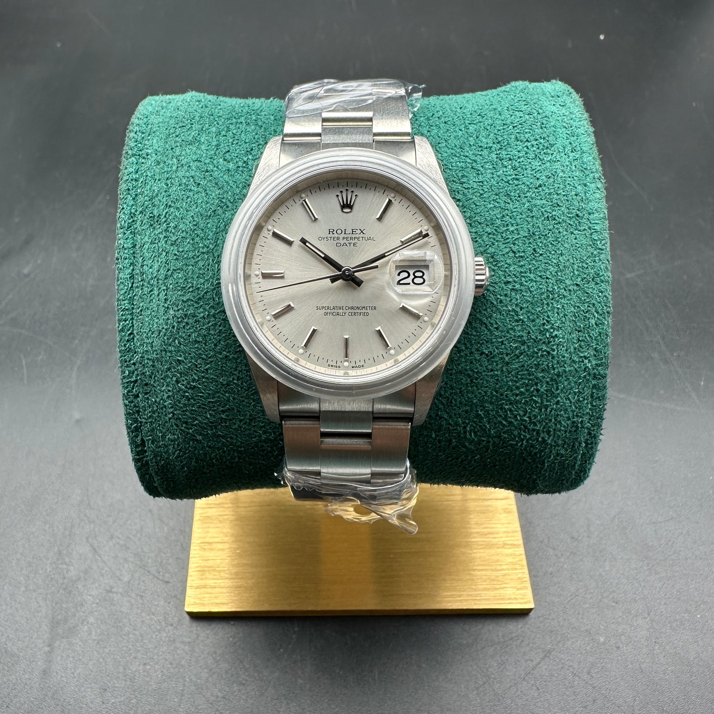 ROLEX DATE 34mm 15200 FULL SET NOS 2002