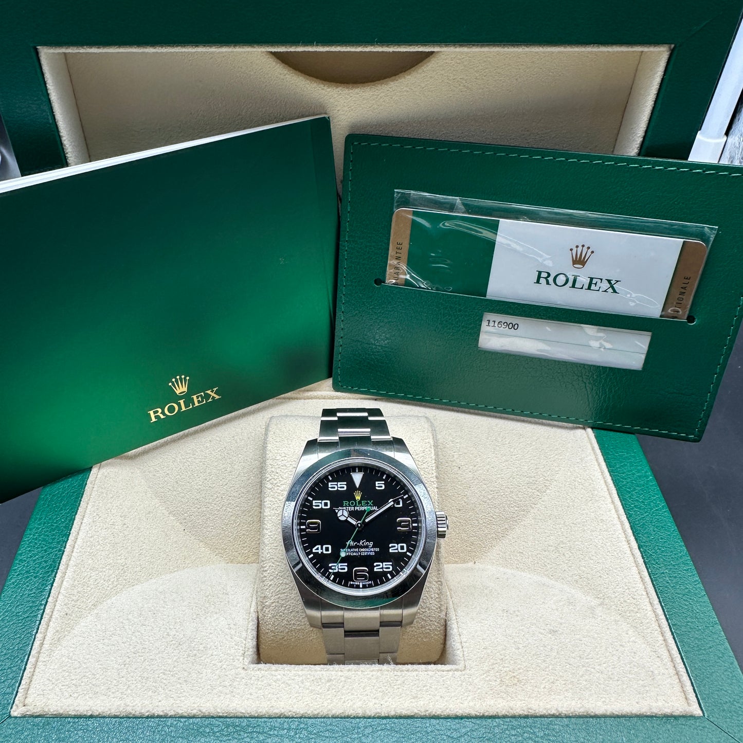 ROLEX AIRKING 40mm 116900 FULL SET 2018