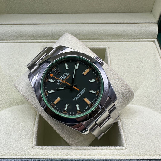 ROLEX MILGAUSS 40mm 116400GV FULL SET ITALIA 2009