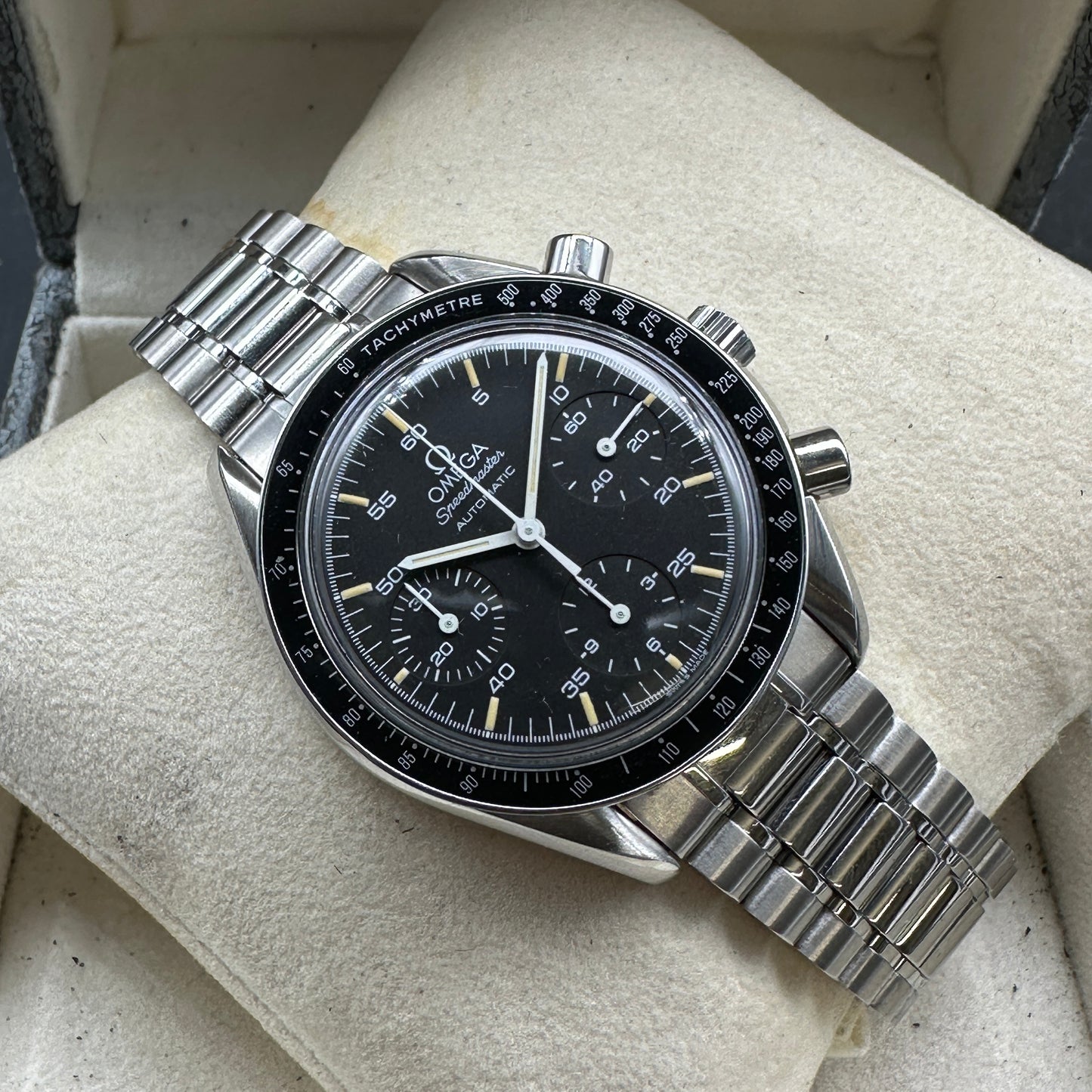 OMEGA SPEEDMASTER REDUCED 39mm ESALITE FULL SET ITALIA 1992