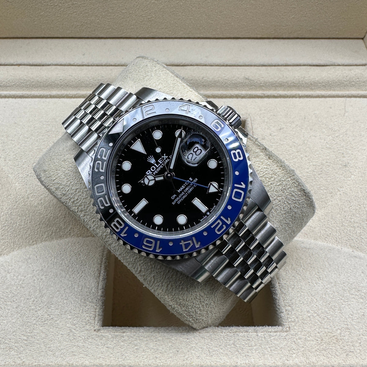 ROLEX GMT MASTER II 126710BLNR FULL SET 2019
