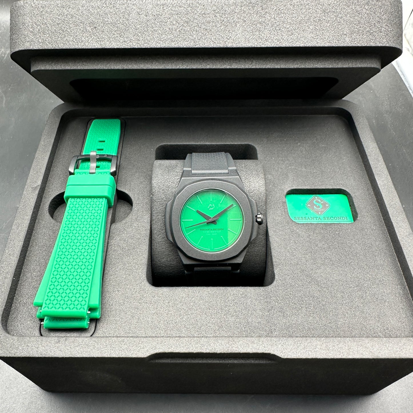 SESSANTA SECONDI WATCH ALIEN GREEN LIMITED EDITION 60 PEZZI