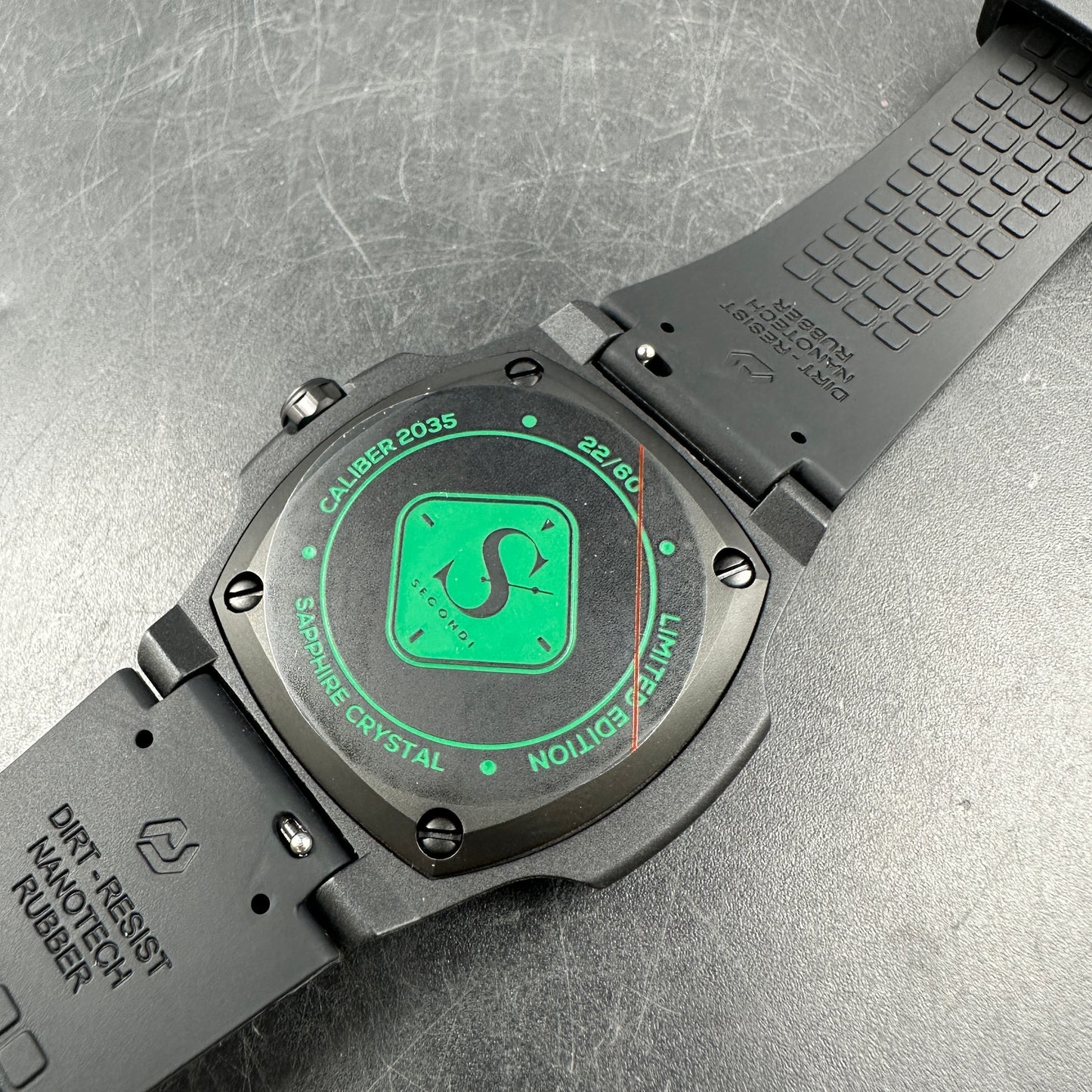SESSANTA SECONDI WATCH ALIEN GREEN LIMITED EDITION 60 PEZZI