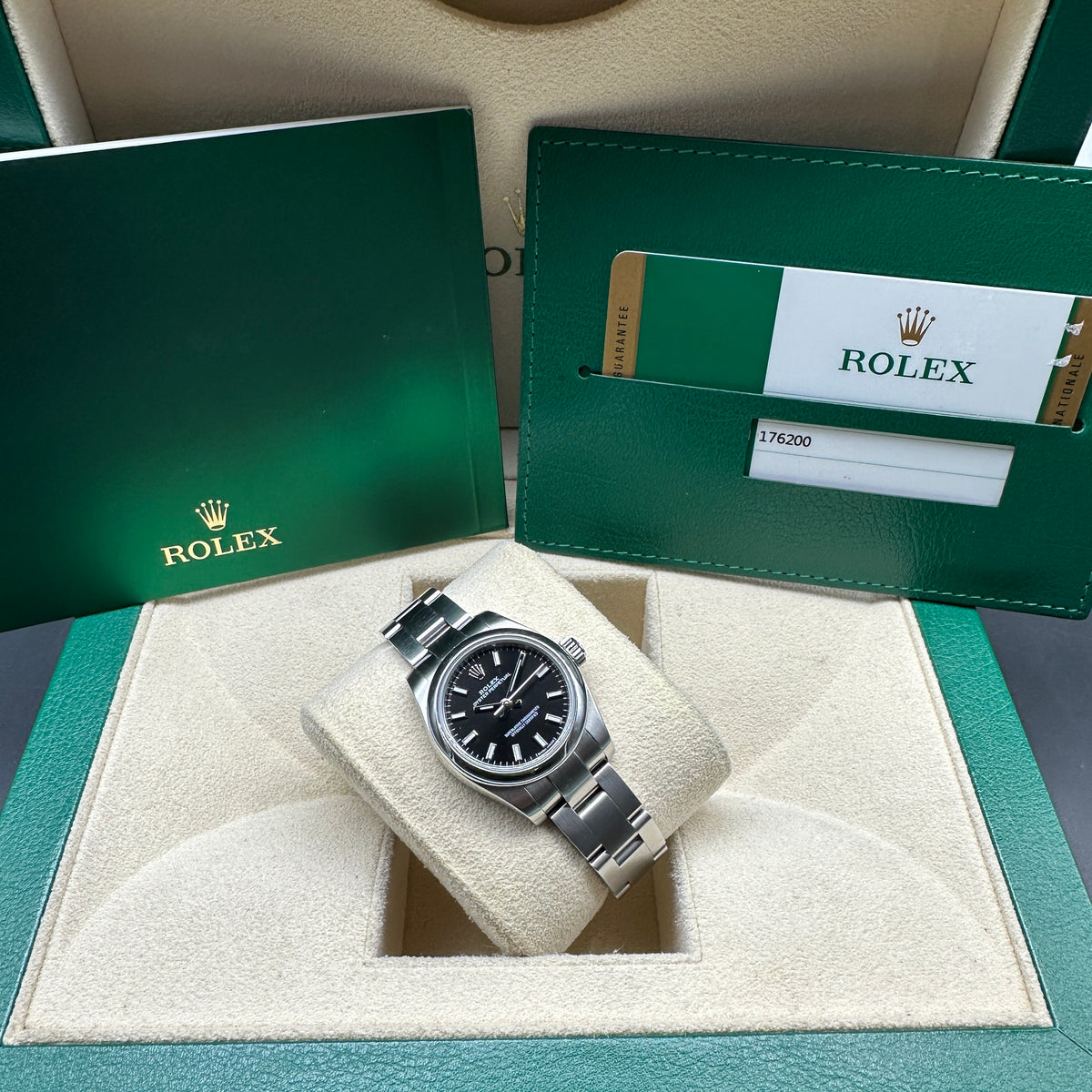 ROLEX OYSTER PERPETUAL 26mm 176200 FULL SET 2019