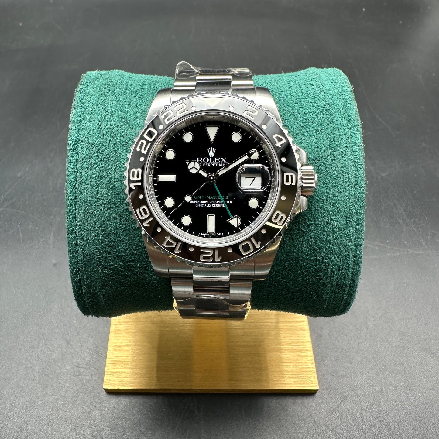 ROLEX GMT MASTER II 40mm 116710LN FULL SET 2014