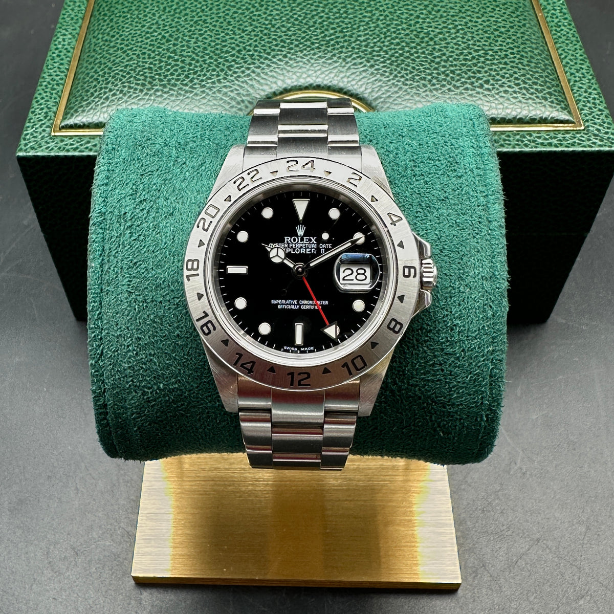 ROLEX EXPLORER II 40mm 16570 FULL SET ITALIA 2004