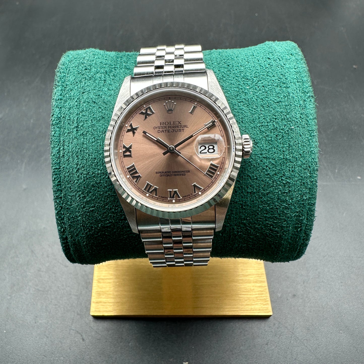 ROLEX DATEJUST 36MM 16234 FULL SET 1996