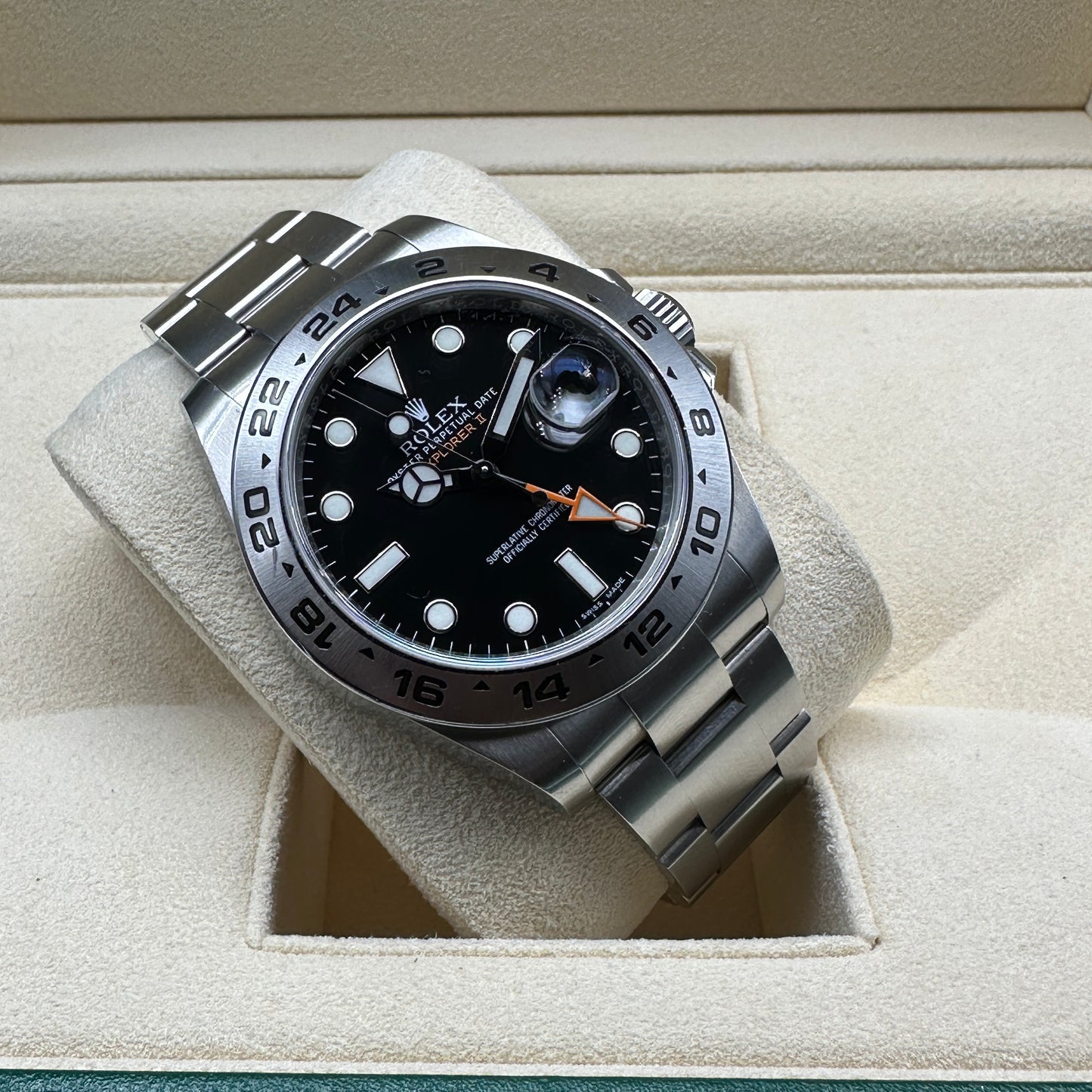 ROLEX EXPLORER II 42mm 216570 FULL SET 2017