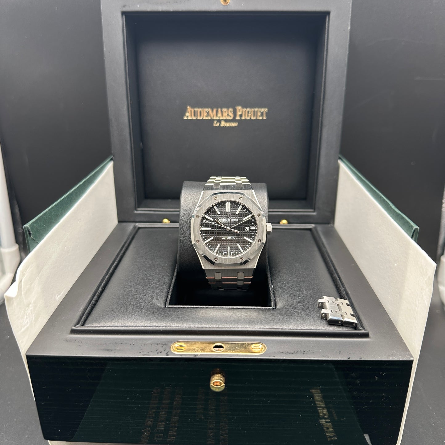 AUDEMARS PIGUET ROYAL OAK 41mm 15400ST FULL SET 2017