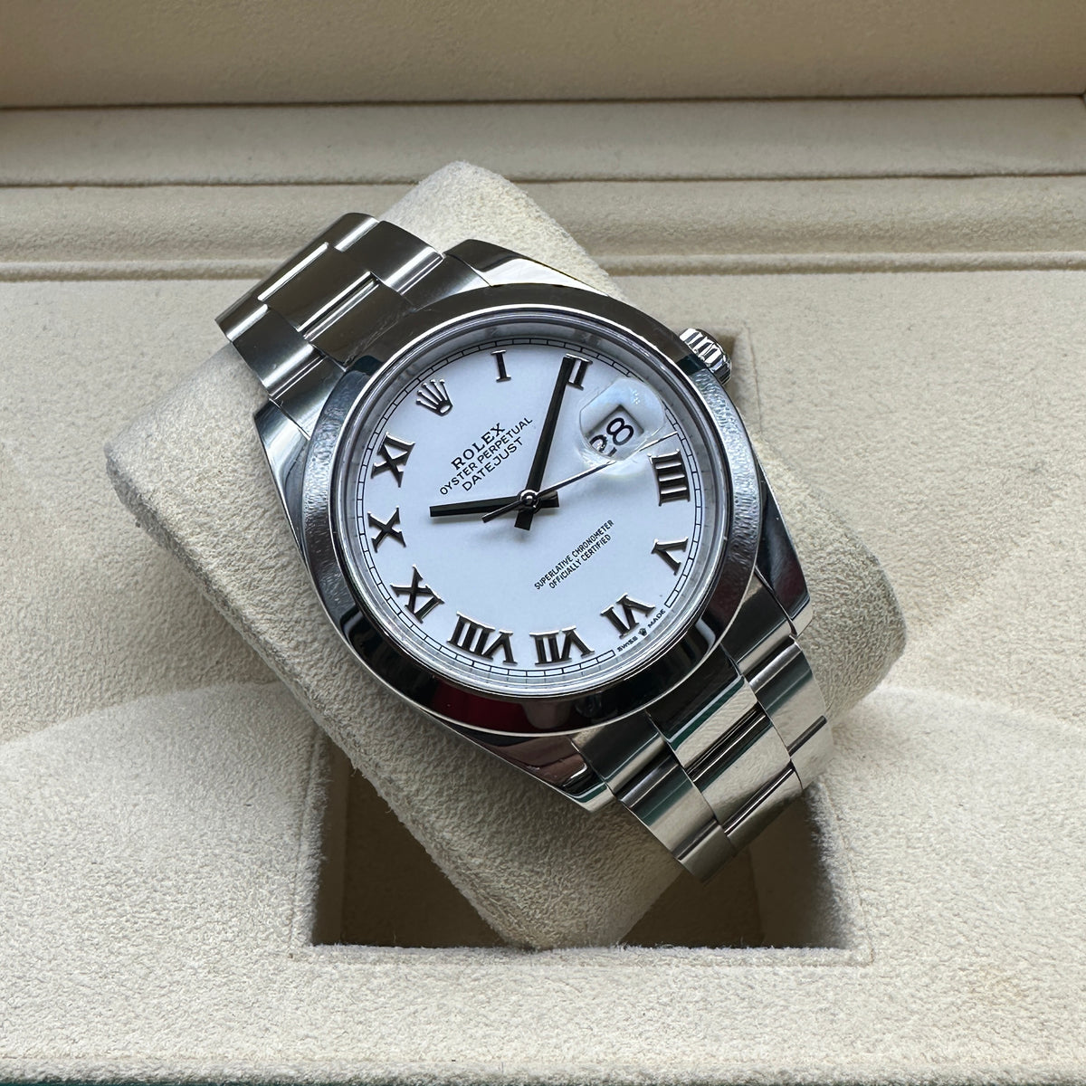 ROLEX DETEJUST 41mm 126300 FULL SET 2021
